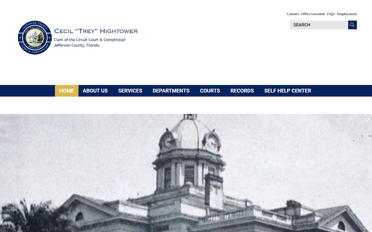 Jefferson County traffic court records clerk of court homepage